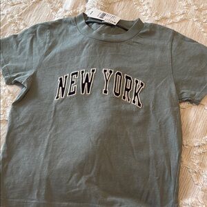 Kids Green New York T-Shirt
